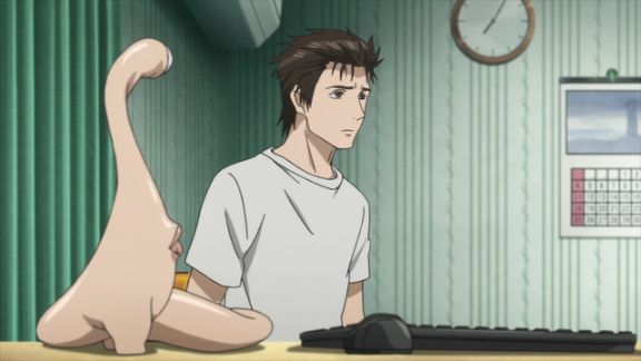 parasyte anime shinichi episodio 12
