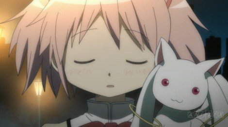 kyubey y madoka kaname