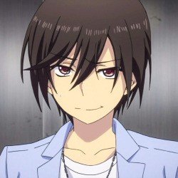yuu otosaka camisa azul