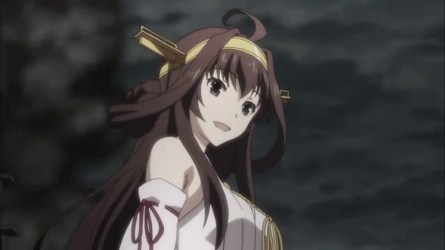 kongou smile kantai collection