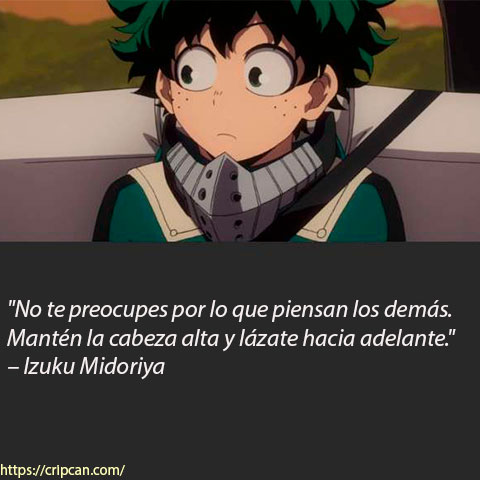 Las mejores frases de Izuku Midoriya para fans de MHA - TOP ANIME