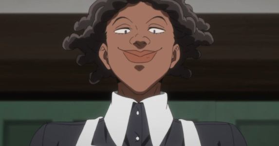 mujer negra de anime