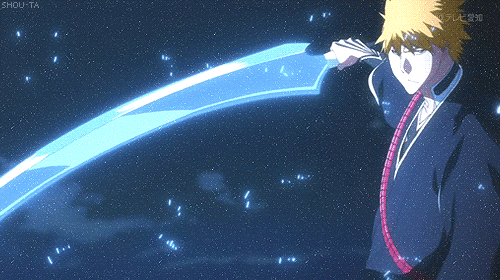   Kurosaki Ichigo (Bleach) peleas de espadas en anime